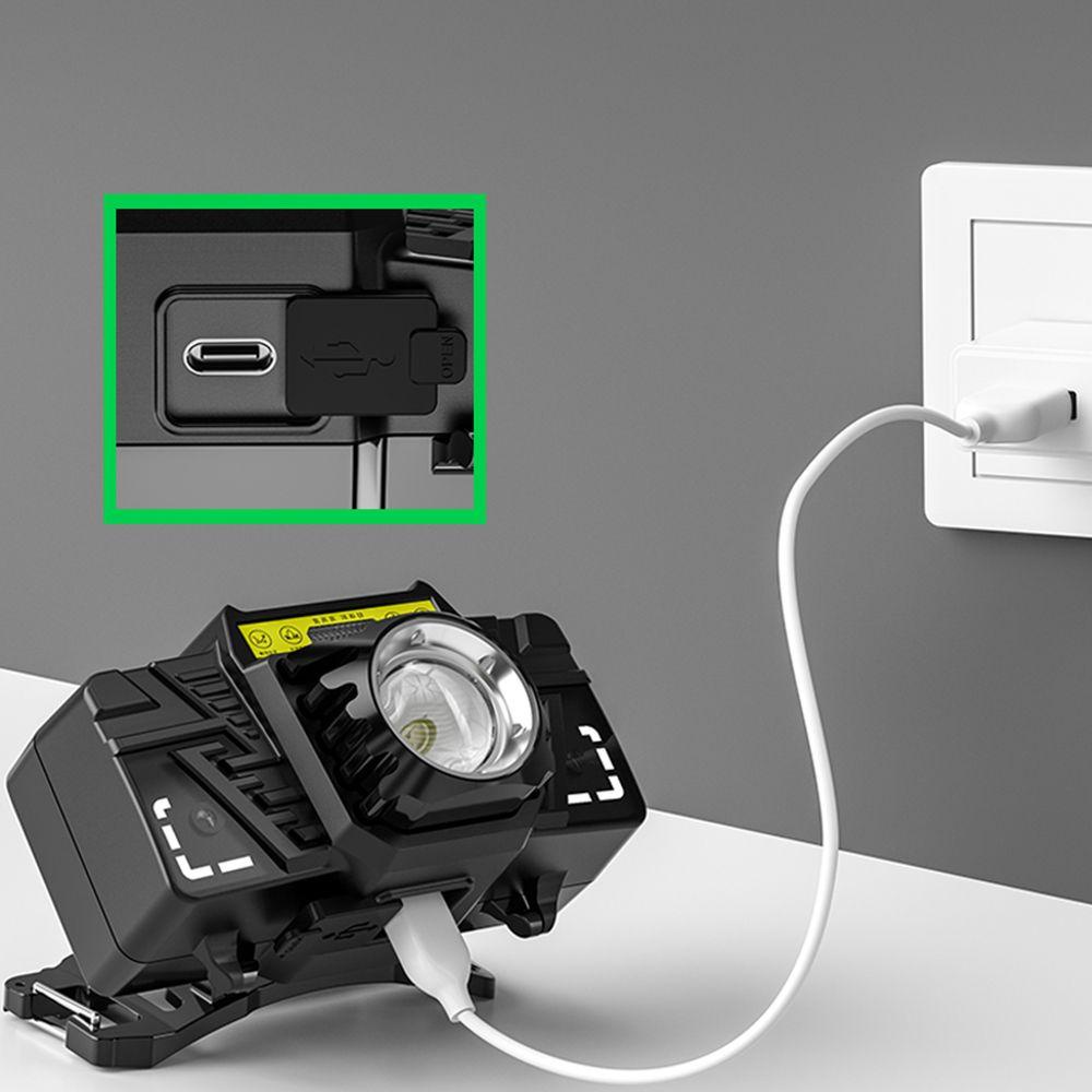 GOGOUP Đèn Pha XHP50 Cảnh Báo Siêu Sáng Tiện Dụng Khi Đi Câu Cá / Leo Núi