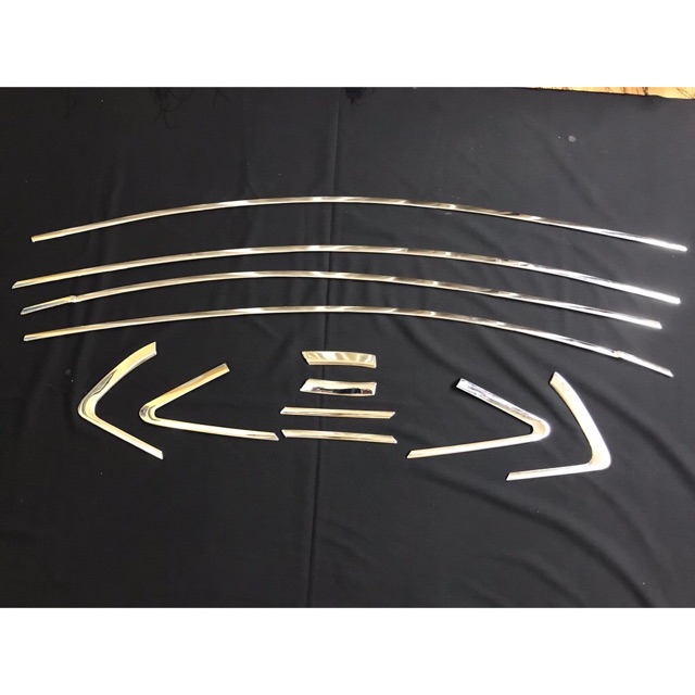 Nẹp chân kính + cong kính Honda City 2014 - 2020. 2021-2023 inox 304 cao cấp