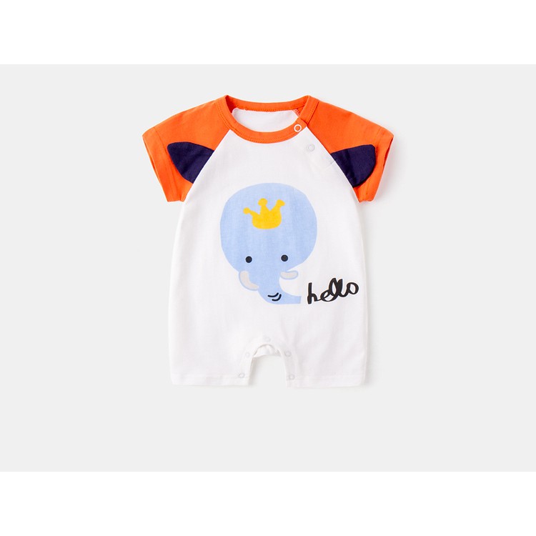 [Mã FAMAYFA2 giảm 10K đơn 50K] Bộ bodysuit cotton mùa hè họa tiết thú đáng yêu dành cho các bé - MAGICKIDS