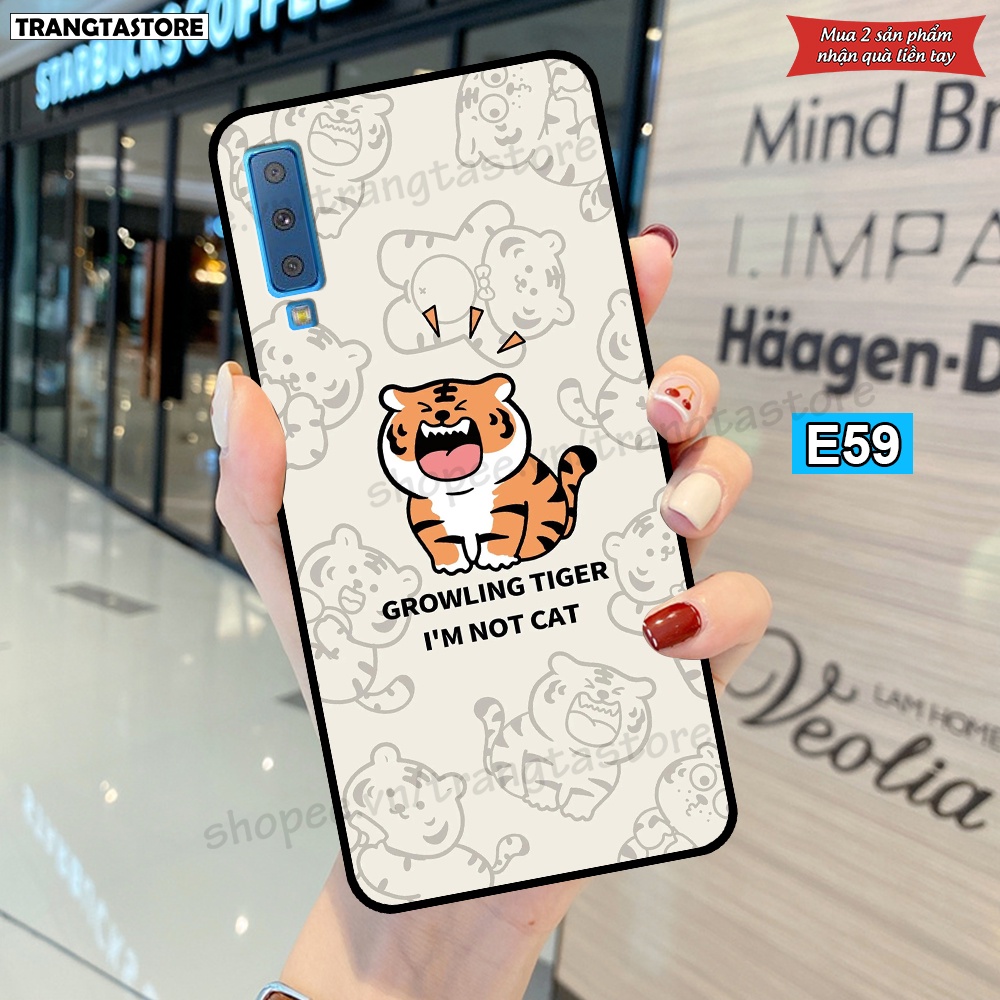 Ốp lưng Samsung A7 2018 - Samsung A9 2018 in hình họa tiết thương hiệu - bền đẹp