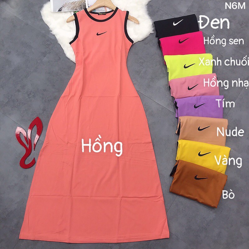 Đầm thun maxi dáng dài kèm hình thật trải sàn | BigBuy360 - bigbuy360.vn