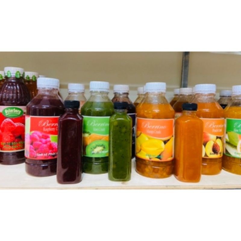 [Mã 267FMCGSALE giảm 8% đơn 500K] Mứt sinh tố Berrino chiết chai 350ml( các vị)