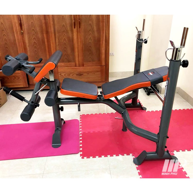 [HOT] Ghế tập tạ đa năng GM-4380 ⚡Dụng cụ tập GYM cho gia đình giá tốt - Thép dày 2,5 ly siêu khỏe + Đệm mút siêu êm