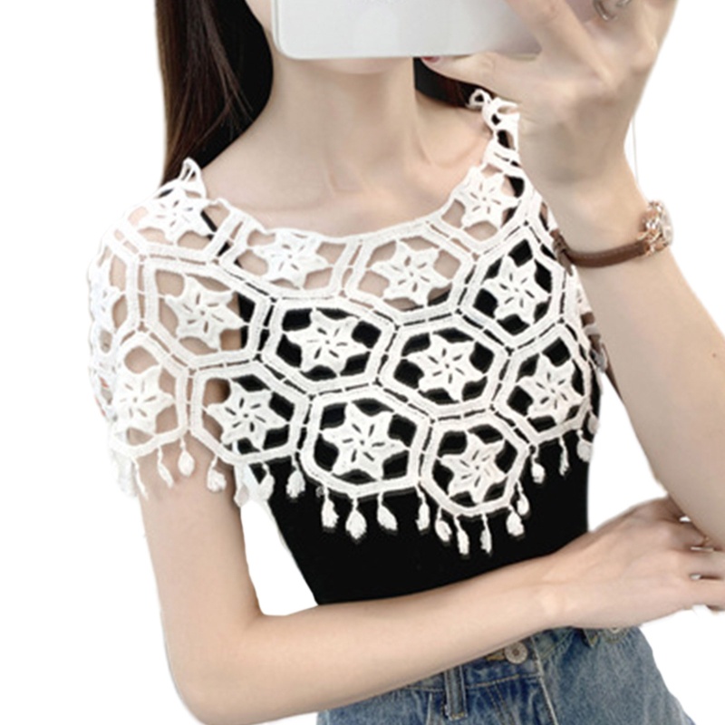 Áo Choàng Ren Dáng Ngắn Thời Trang Quyến Rũ Cho Nữ