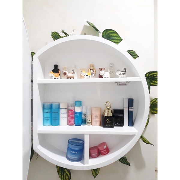 TỦ GƯƠNG TRÒN TREO TƯỜNG PHÒNG TẮM SMHOME NT05