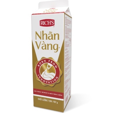 Kem trang trí và làm bánh Rich’s Gold label 907g(hoả tốc)