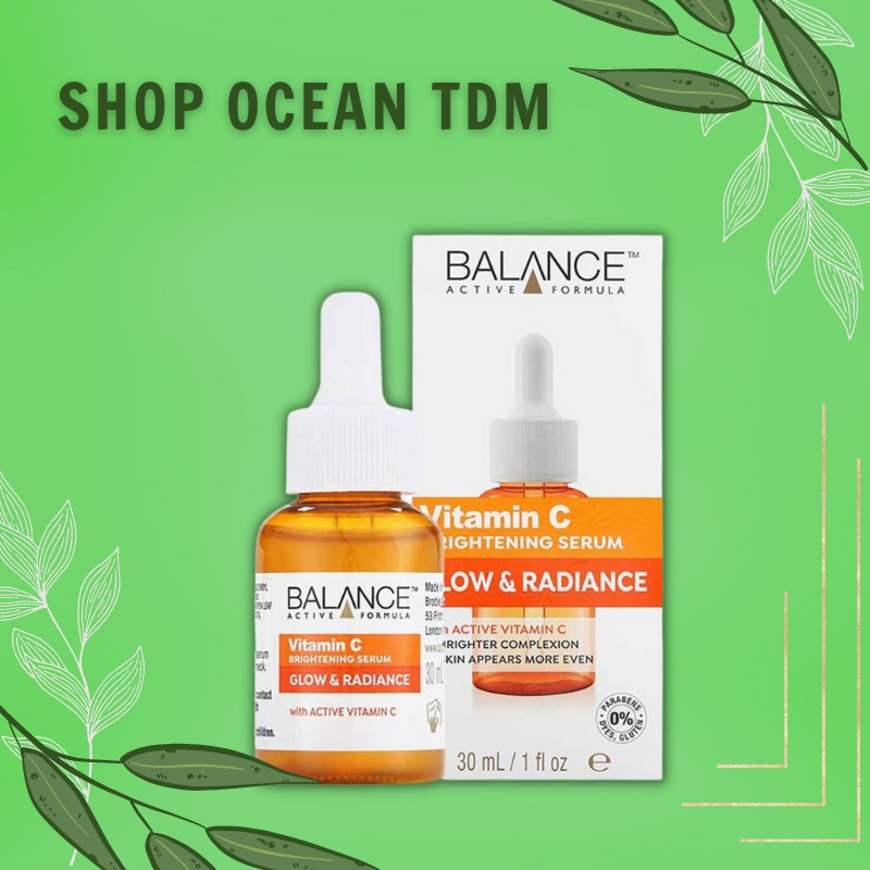 Serum Trắng Da, Mờ Thâm Vitamin C Balance Active Formula Vitamin C Brightening 30ml Balance Active F