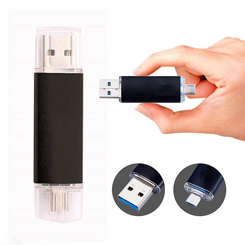 USB 32g hai đầu OTG 32g cho điện thoại và máy tính