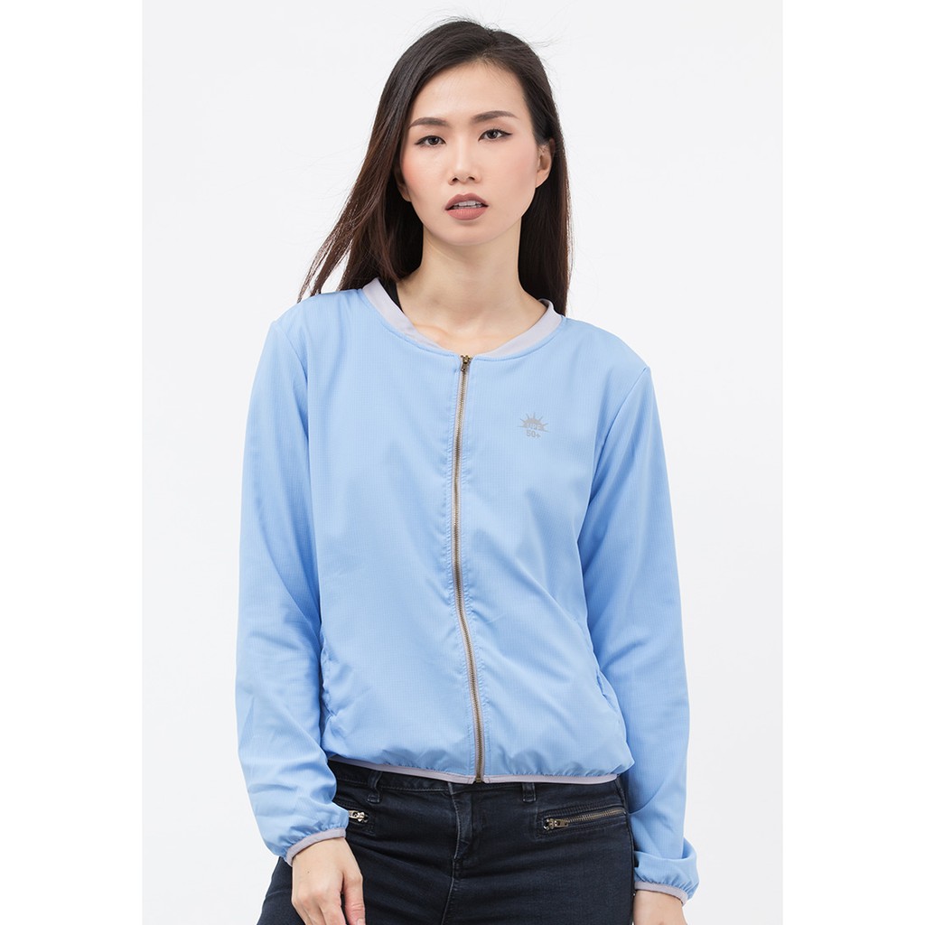 Áo khoác nữ nhẹ chống nắng UPG50+ zigzag JAC00301 Deep Sky Blue