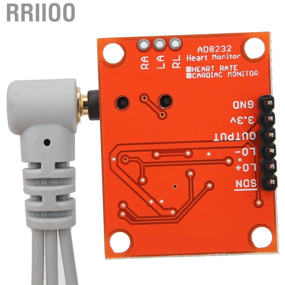 Mô Đun Cảm Biến Đo Nhịp Tim Rriio Ad8232 Dc3.3V