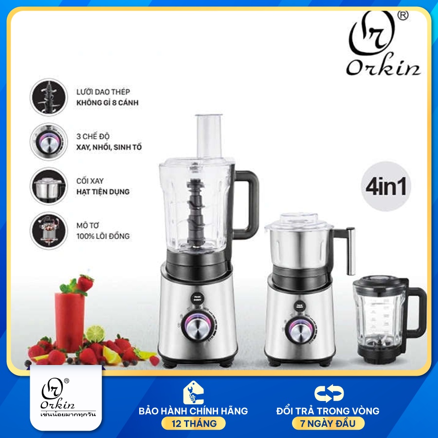 MÁY XAY ĐA NĂNG ORKIN Thái Lan OR521 - XAY CẢ THẾ GIỚI THẬT NHUYỄN, THẬT MỊN