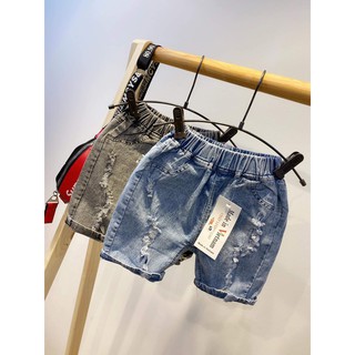 Quần Jean đục rách cá tính cho bé trai - Quần Jean bé trai
