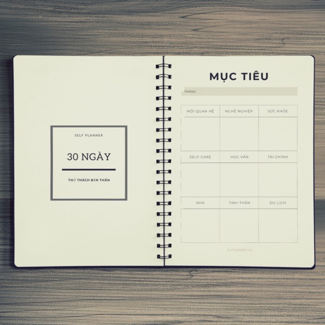 Sổ tay còng lò xo Planner