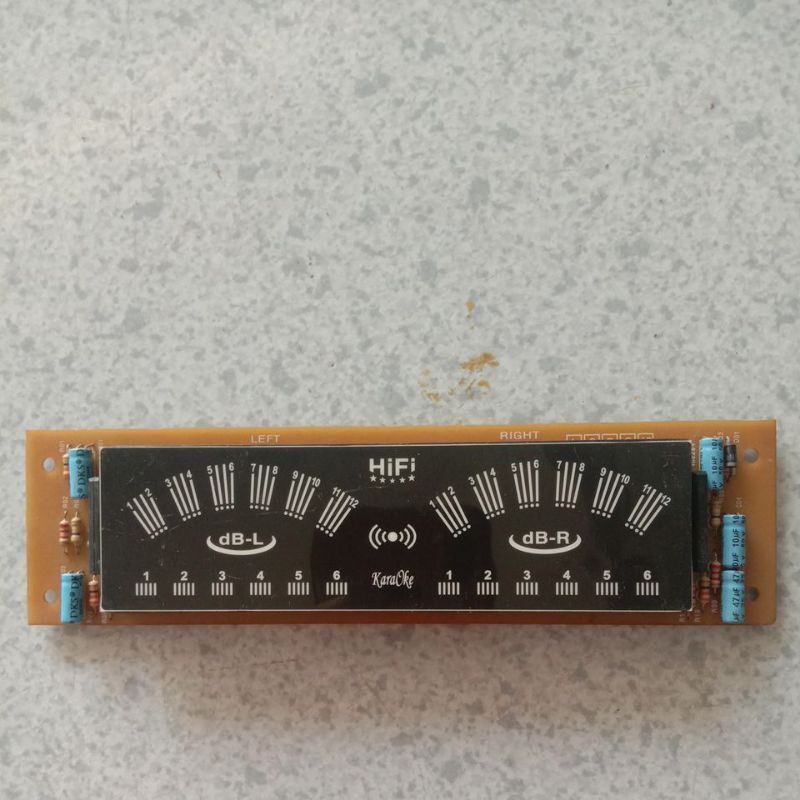 Mạch đèn led nháy theo nhạc 2 kênh, mặt nhựa dùng cho amply