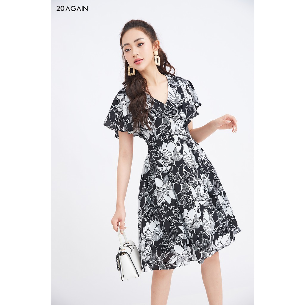 Đầm xòe xếp ly thân 20AGAIN DEA1462 | BigBuy360 - bigbuy360.vn