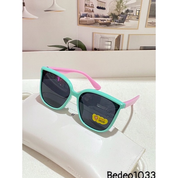 Kính mát cho be  chống UV400, thiết kế mắt tròn dễ đeo, màu sắc thời trang