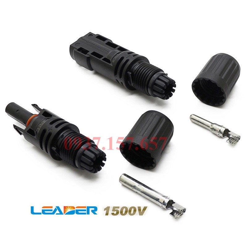 Mc4 leader 1500v của hãng LEADER,jack mc4 leader 1500v