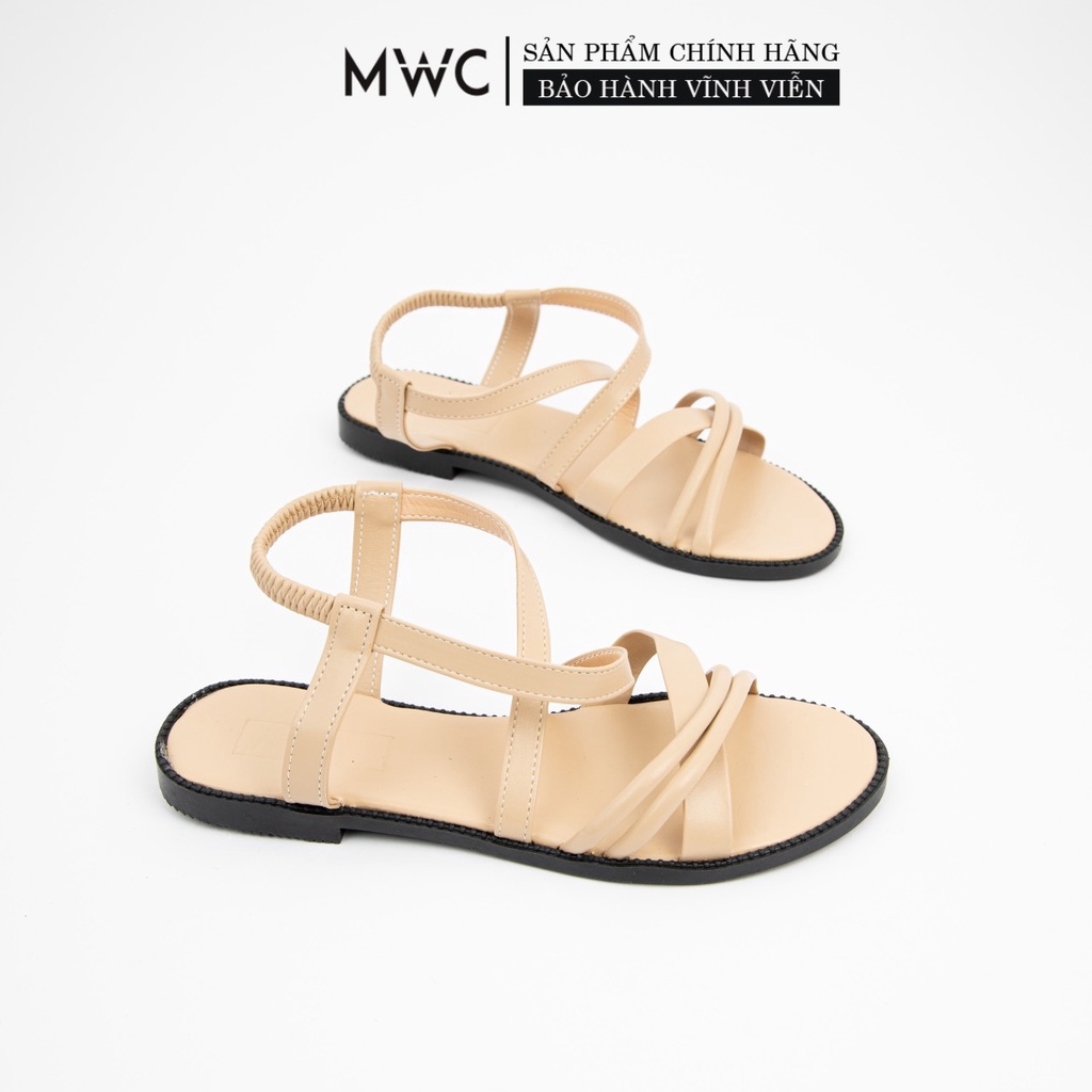 SANDAL NỮ THỜI TRANG MWC- SANDAL ĐẾ BỆT MẢNH - SANDAL QUAI MẢNH DÂY CHÉO - SANDAL QUAI CHIẾN BINH CÁ TÍNH NUSD- 2773