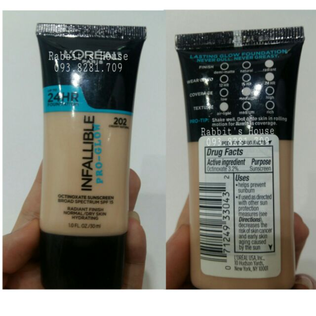 [Auth chuẩn Mỹ] Kem nền kiềm dầu 24 giờ Infallible foundation | BigBuy360 - bigbuy360.vn