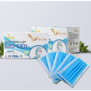 Khẩu Trang 4 Lớp BẢO TIẾN ( 50 cái 1 hộp)