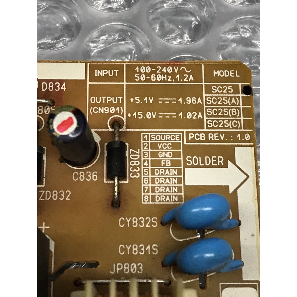 Bo LCD tháo máy sống Samsung 22 S22C450B