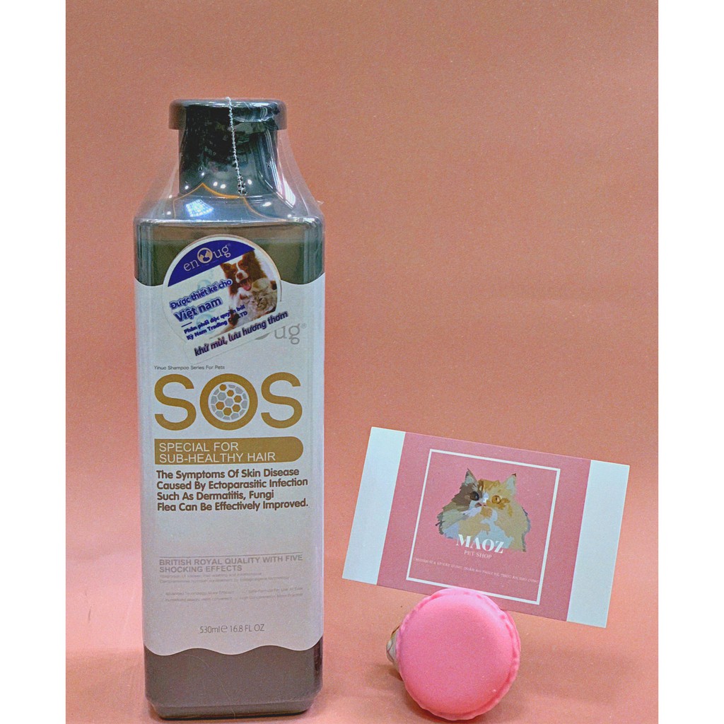 [CHÍNH HÃNG] Sữa tắm SOS 😻 GIÁ RẺ NHẤT 😻 mềm mượt lông, lưu mùi lâu, tránh rụng lông