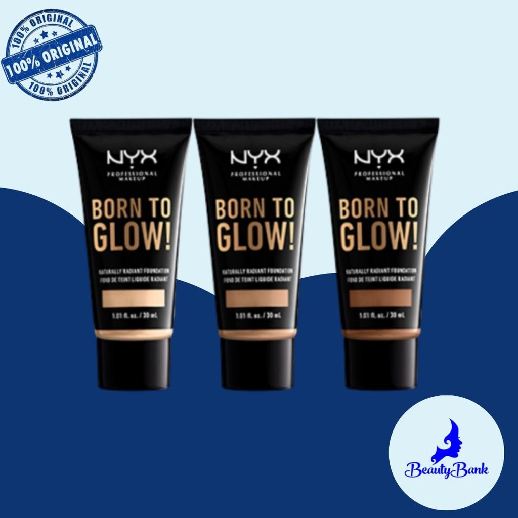 (Hàng Mới Về) Kem Nền Nyx Born To Glow Tự Nhiên