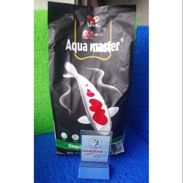 Thức ăn cao cấp cho cá Koi - Cám Aqua Master Staple bao 5kg