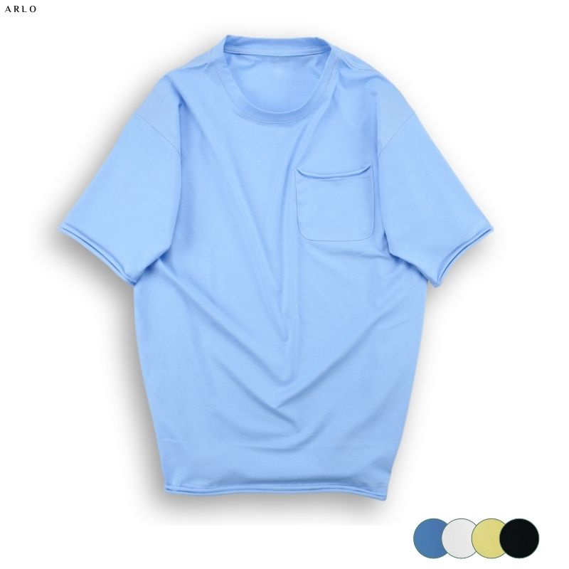 [Mã SRBACK010912 hoàn 20K xu đơn 50K] Áo thun cổ tròn ARLO vải không viền chất liệu cotton 4 chiều - BLC | BigBuy360 - bigbuy360.vn