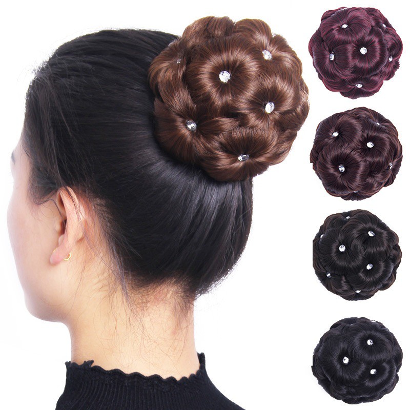 Búi tóc giả sang trọng