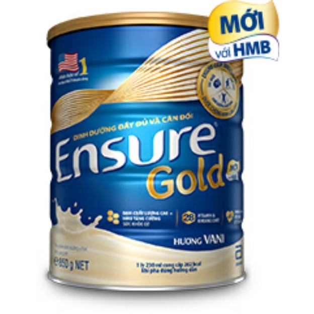 Sữa ensure gold hương vani 850g