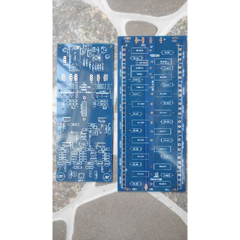 PCB Công suất lớn thay cho cục đẩy hoặc ráp ampli 16 sò 1 kênh 2 tầng