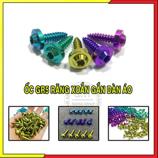 Ốc GR5 Răng Xoắn 5li18, 4li18 Gắn Dàn Áo Xe Máy Yamaha Và Honda
