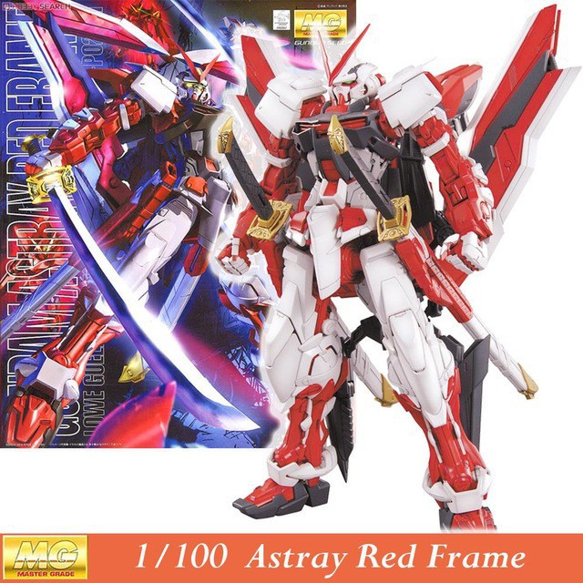 Mô Hình Lắp Ráp Phát Triển Trí Tuệ MG Gundam Astray Red Frame Kai Daban