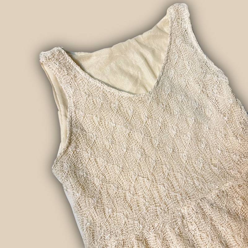 Đầm fairy xinh màu be hợp đi rừng rú