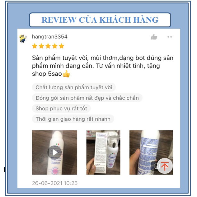 Dung dịch vệ sinh phụ nữ  Venezia Soft dạng bọt 150ml