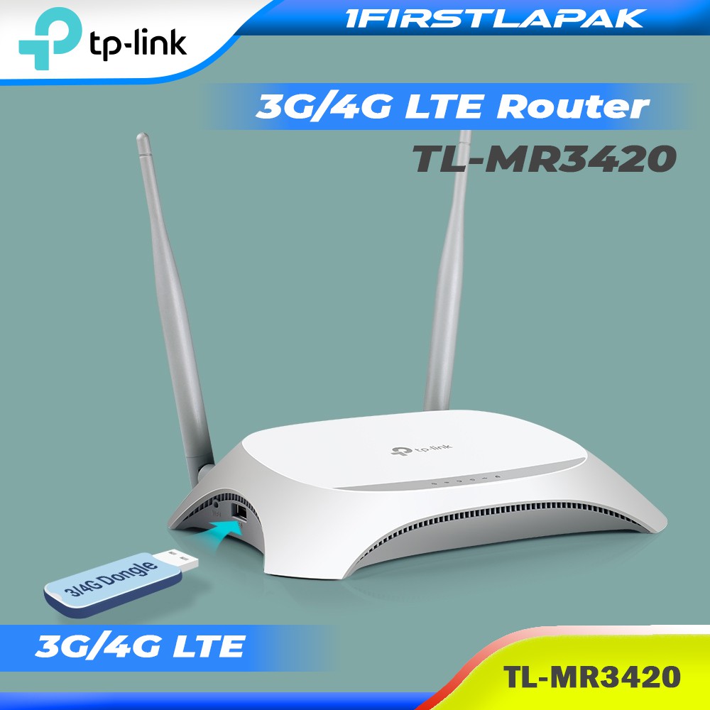 Bộ Phát Wifi 4g Lte Tp-Link Tl-Mr3420 300mbps 4g / 3g