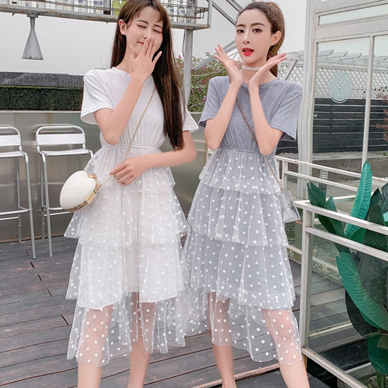 Đầm lưng cao tay ngắn thiết kế thanh lịch cho phái nữ