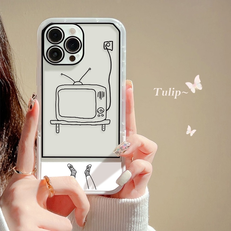Ốp Điện Thoại Silicon Mềm Trong Suốt Chống Sốc In Hình Hoạt Hình Cho Iphone 13 11 12 Pro MAX X XR XS MAX 12 Pro 6 6S 7 8 Plus