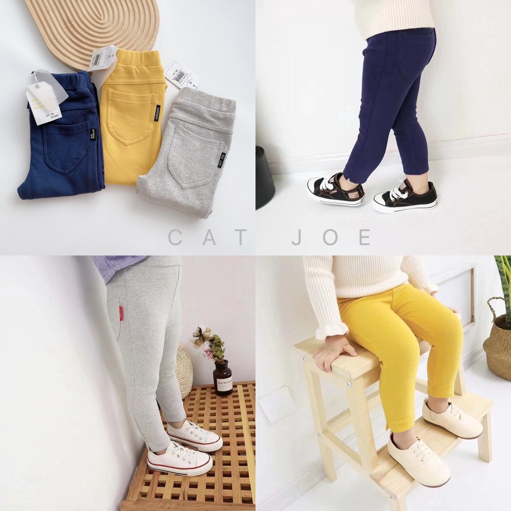  QUẦN LEGGIN BÉ GÁI COTTON NỈ CAO CẤP XUẤT HÀN QXH