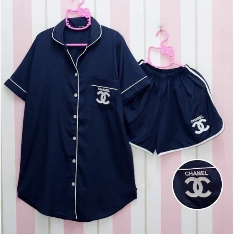 Váy ngủ pijama sexy kèm quần ngủ nữ, đầm ngủ dễ thương CARY