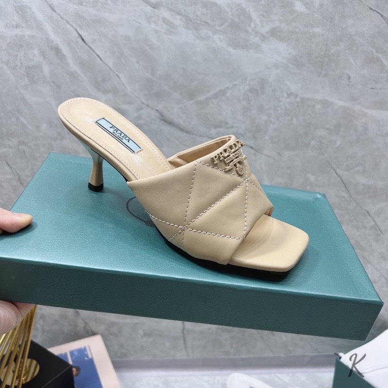 Guốc Prada Trắng Đen Kem Full Size 35-39  - By Anh Dinh Phuong