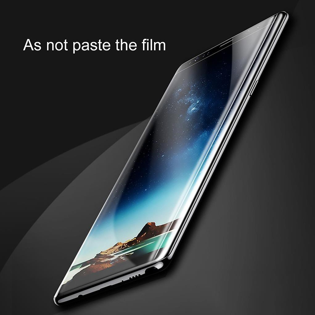 Miếng dán kính cường lực chính hãng Baseus Full màn hình 3D Arc cho Samsung Galaxy Note 8 (Đen) - Sản phẩm chính hãng