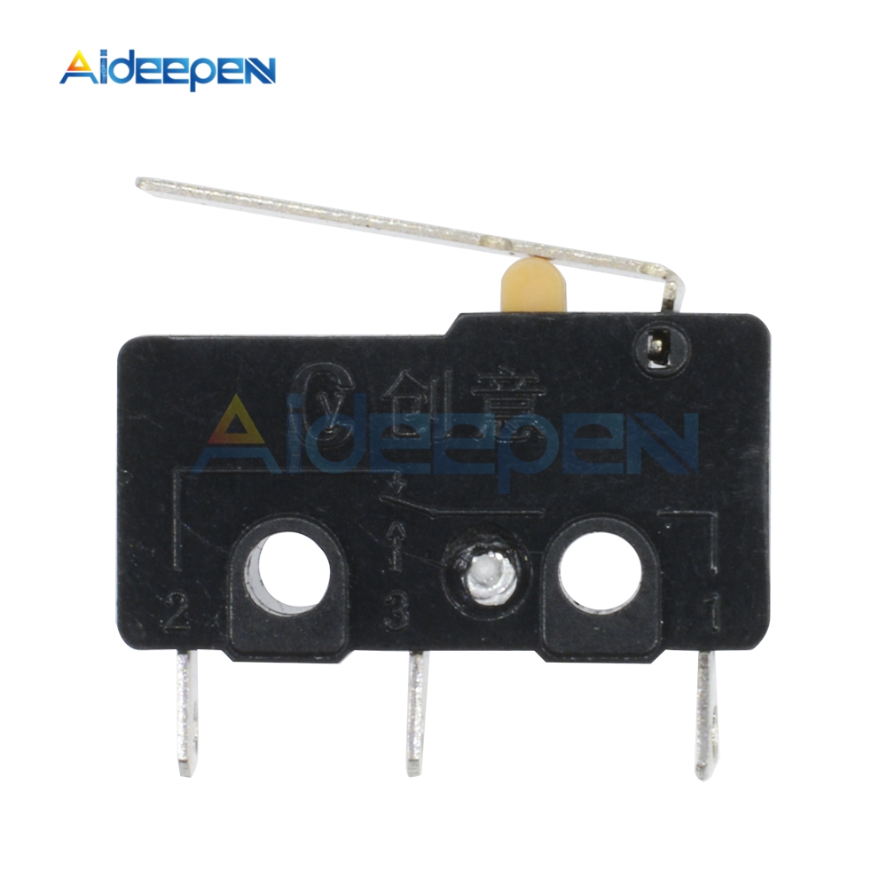 Set 10 Công Tắc Kw11-3Z Microswitch 5a 250v 3 Chấu Tiện Dụng