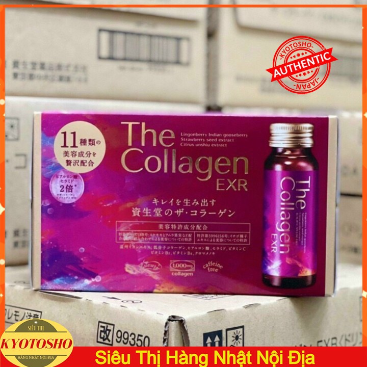 The Collagen Shiseido EXR hộp 10 chai 50ml