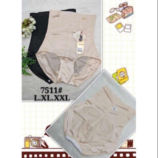 (7511) quần gen tan mỡ satin cao cấp _thanh chống tụt bên sườn tạo cảm giác thoải mái chống gập bụng