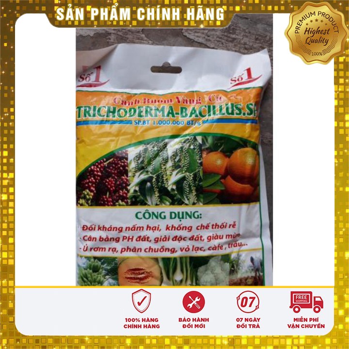 Chế phẩm sinh học nấm đối kháng Trichoderma Bacillus