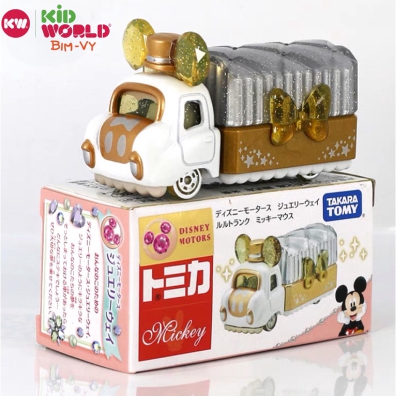 Xe mô hình Tomica Box Disney Motors Mickey. MS: 898. Made in Việt Nam.