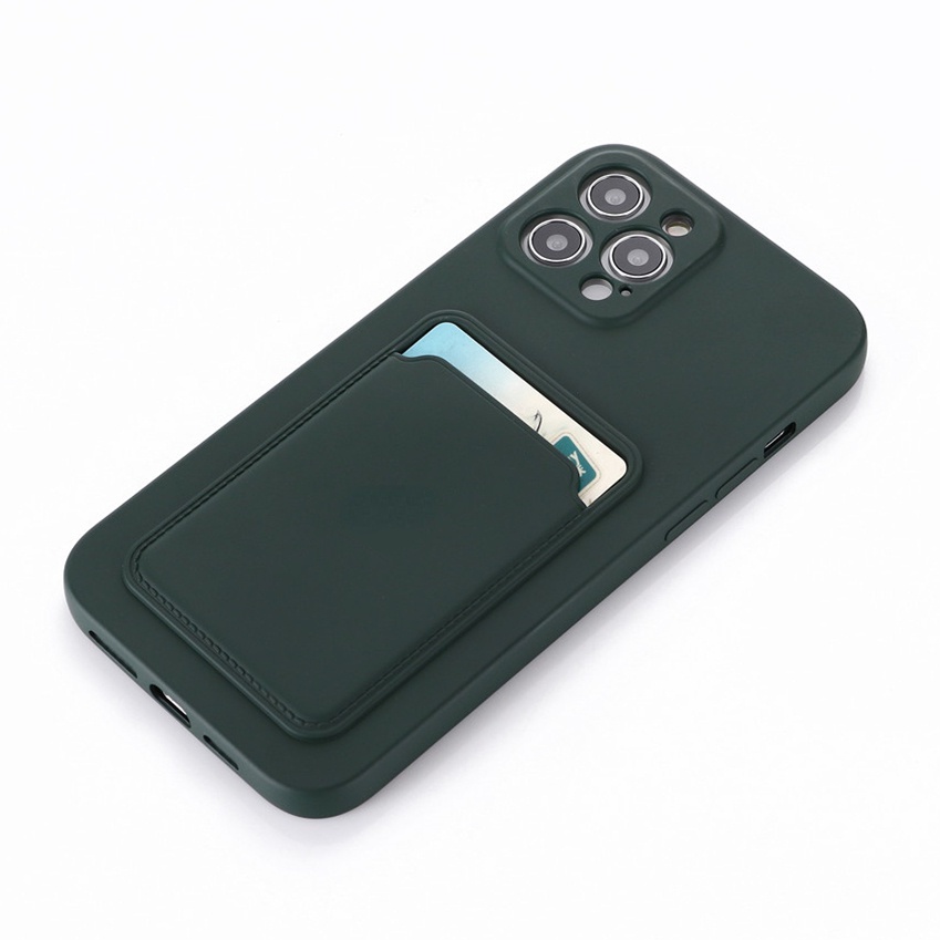 Thẻ Ốp Lưng Silicon Cao Su Cho Iphone X Xr Xs Max 7plus 8 Plus