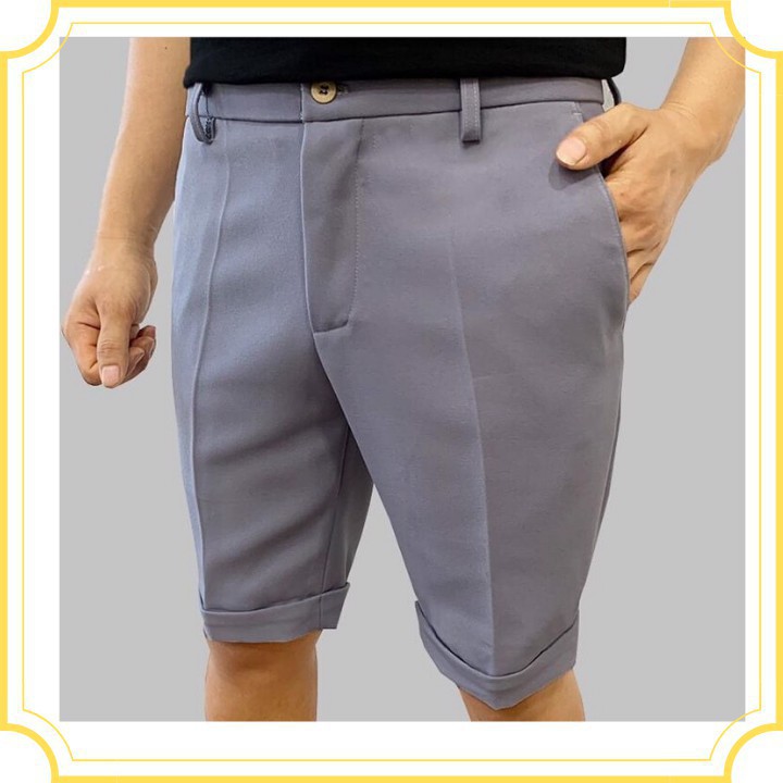 (NEW)Quần short tây nam Hàn Quốc dáng côn, chất vải tuyết mưa cao cấp co giãn nhẹ (QSAT) | BigBuy360 - bigbuy360.vn